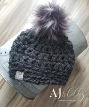 Load image into Gallery viewer, CHARCOAL AJ BEANIE